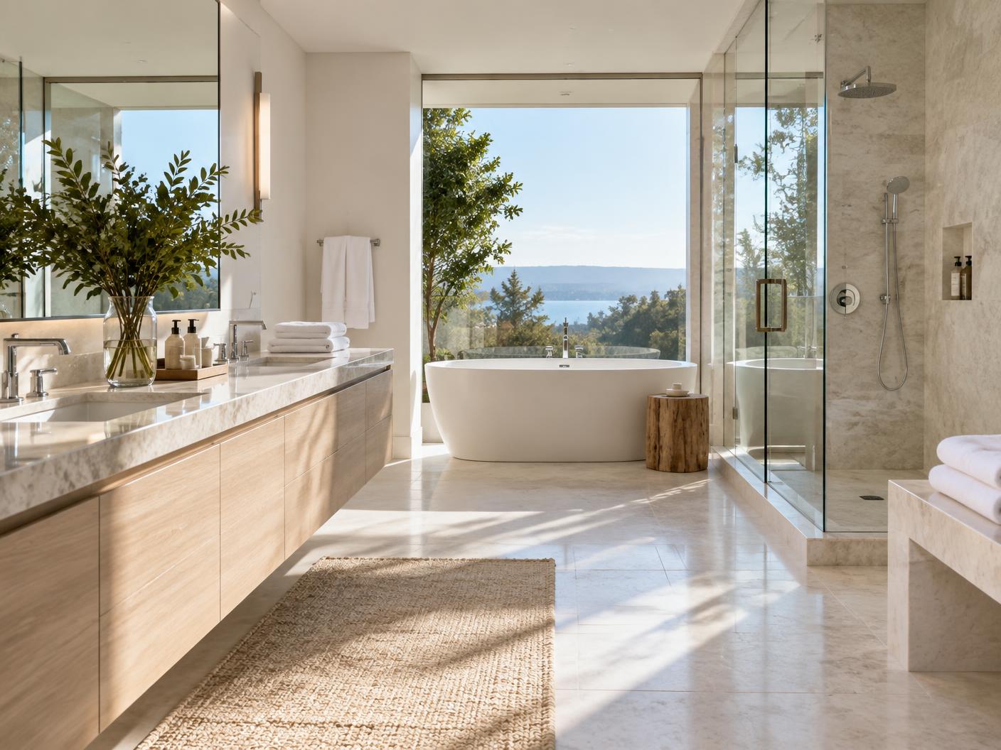 Spotless luxury bathroom